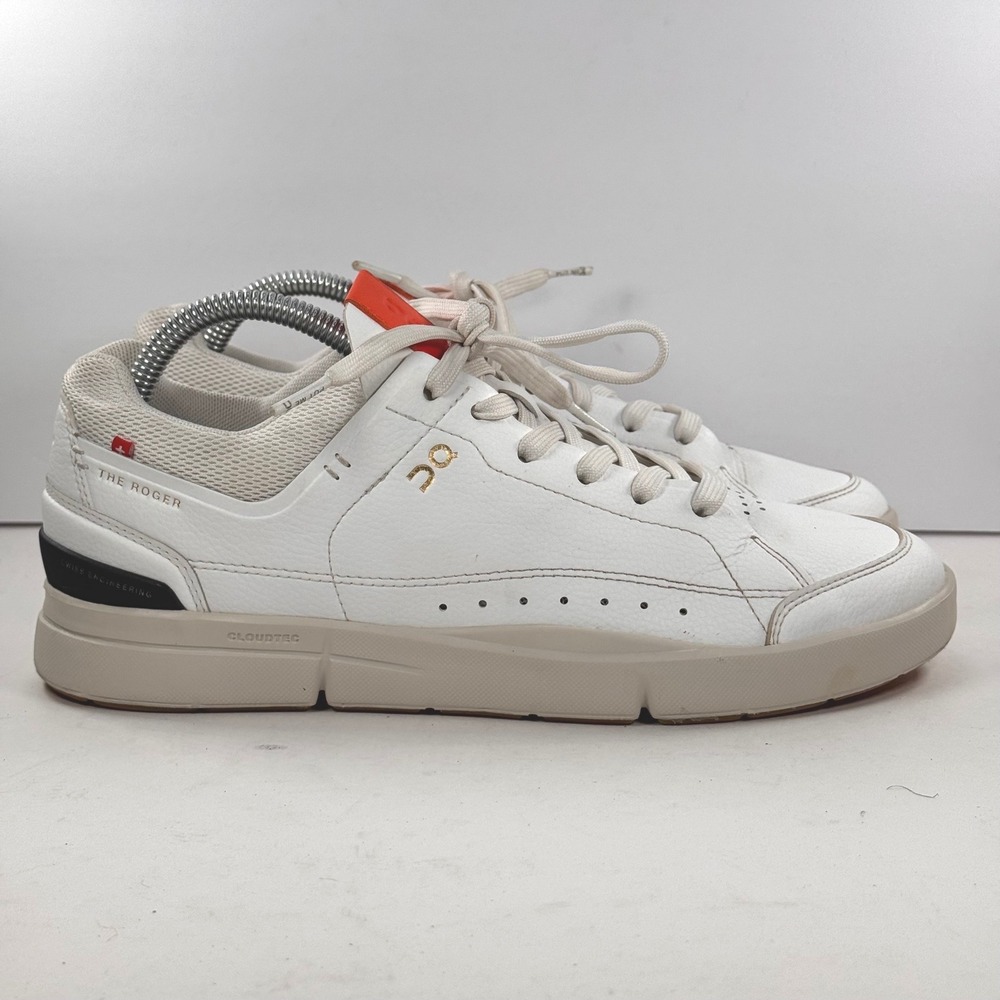 On Running The Roger Centre Court White Orange Mens 7.5 Sneakers 48.99156